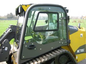 JCB skidsteer cabin