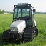 trattore cingolo lamborghini con cabina sovema