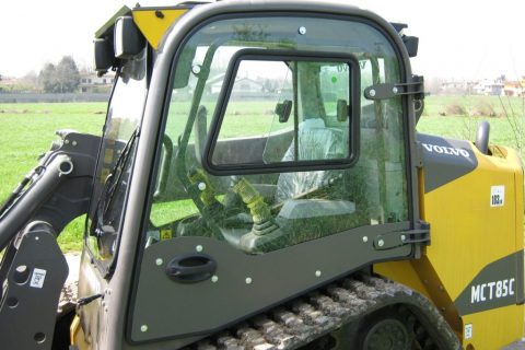 JCB skidsteer cabin